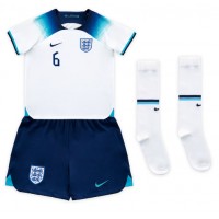 England Harry Maguire #6 Heimtrikotsatz Kinder WM 2022 Kurzarm (+ Kurze Hosen)